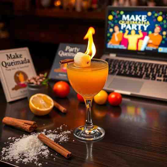 Make Queimada - Unique Cocktail Recipes for Party